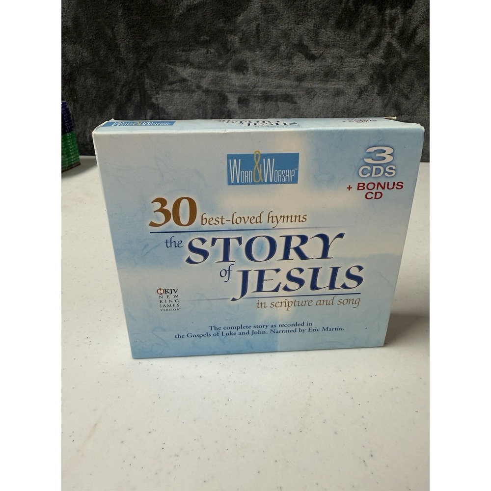 The Story of Jesus in Scriptures and Song 3 CDS plus Bonus CD NKJV
